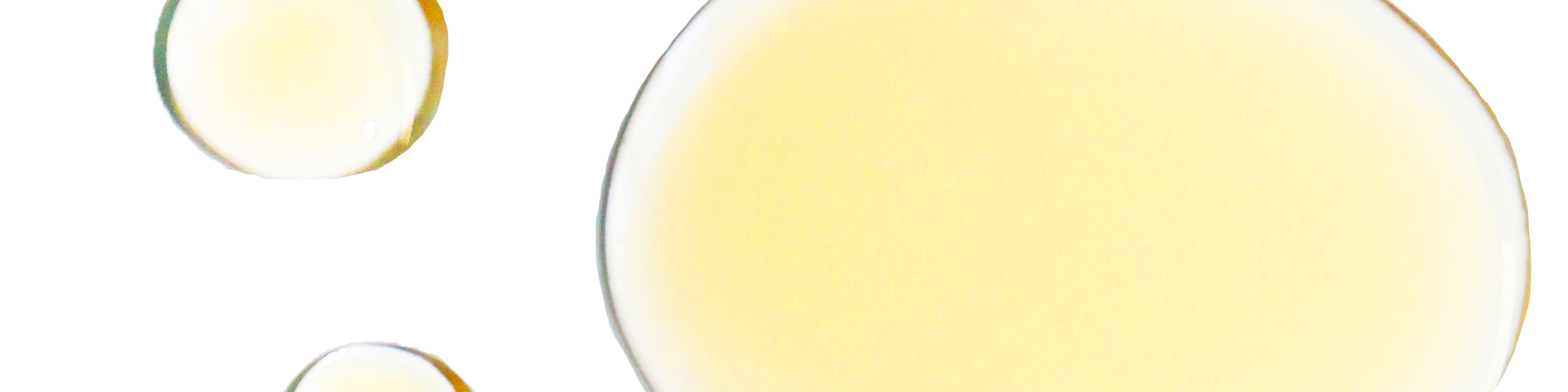 3 Light Yellow Bubbles