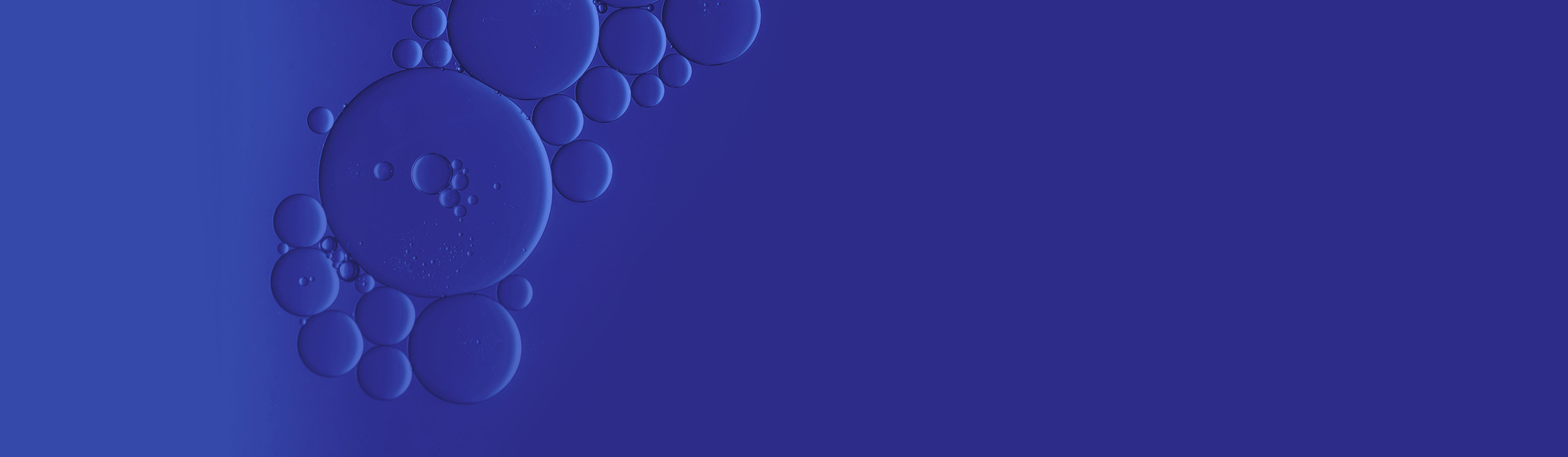 Dark blue bubbles